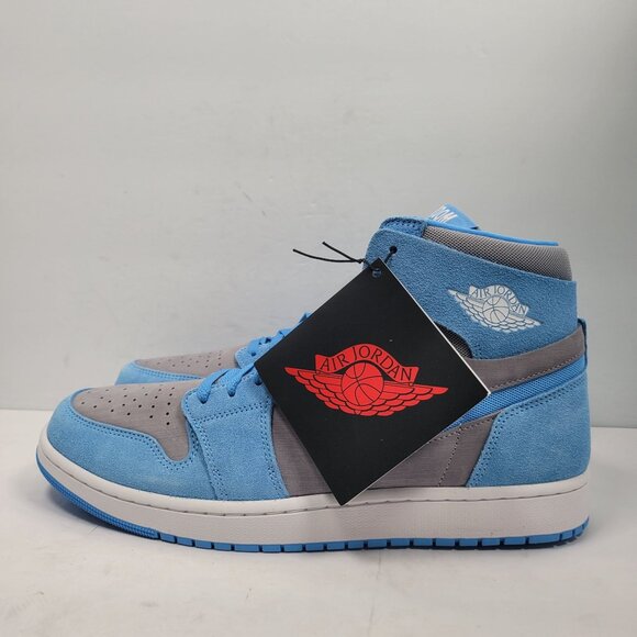 Air Jordan 1 High Zoom CMFT Men's Blue Grey Sneakers DV1307-014 US Size 13 NWB - Picture 4 of 10